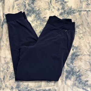 Athleta Blue Track Pants 14 tall
